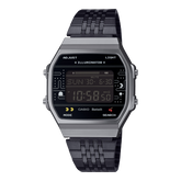 Casio Vintage Bluetooth Pac-Man Collection Unisex Watch with Black Stainless Steel Band, ABL-100WEPC-1BDR